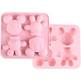 Round Ear Silicone Cake Mold, 1-Piece Baking Candy Tray | Flexible round-ear cavities for mousse, chocolate, jelly, ice cream, fondant and crafts
