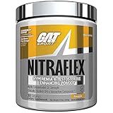 GAT Sport NITRAFLEX ,Testosterone Boosting Powder, Increases Blood Flow, Boosts Strength and Energy, Improves Exercise Performance, Creatine-Free (Pineapple, 30 Servings)