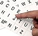 ChromaLabel 1 x 3/4 inch Alphabet Stickers, 10 Sheets/Pack, White