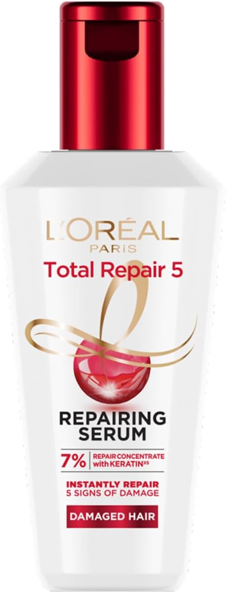 L'Oreal Paris Total Repair 5 Hair Serum 80ml Keratin XS Damaged Hair Repair