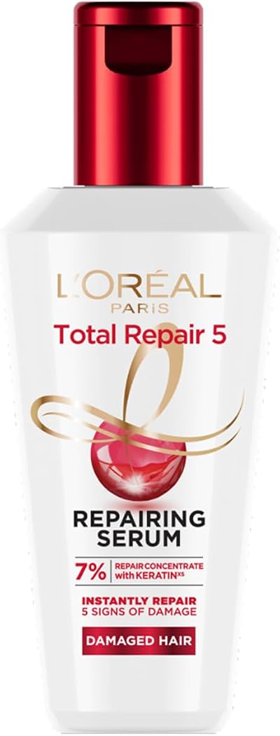 L'Oreal Paris Total Repair 5 Hair Serum 80ml Keratin XS Damaged Hair Repair