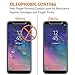 [2-Pack] Samsung Galaxy A6 Plus Tempered Glass Screen Protector, Zeking 0.33mm 2.5D Edge 9H Hardness [Anti Scratch][Anti-Fingerprint] Bubble Free, Lifetime Replacement Warranty
