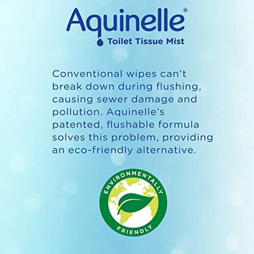 Aquinelle Toilet Tissue Mist, EcoFriendly & NonClogging Alternative