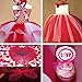 Supla 4 Colors Valentine's Day Tulle Rolls White Pink Red Fuchsia Tulle Fabric Ribbon Tulle Netting Rolls Spool - 6