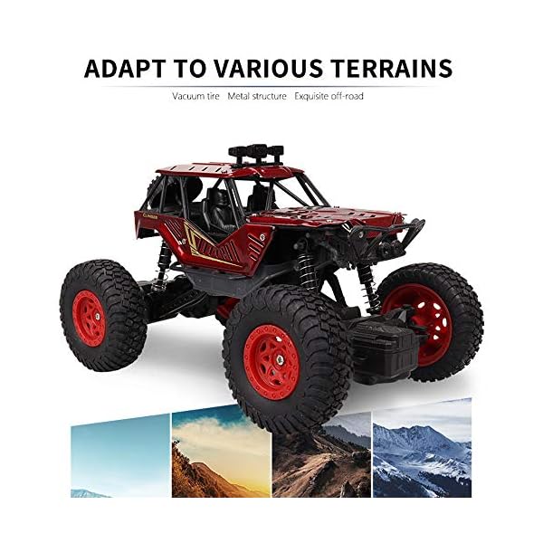 Weaston 1:20 Modell Fernbedienung Auto 2.4G Elektro RC Auto LEDs Coole Lichter 4WD Bigfoot Monster Klettern RC Fahrzeug… – Bild 4