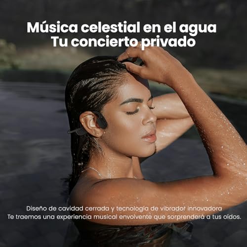 Bone Conduction Wireless Swimming Headphones with Built-in 32GB MP3 Player - Bluetooth 5.3,IP68 Waterproof, Open Ear Design for Running, Gym and Sports