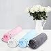 Microfiber Hair Drying Towels, Fast Drying Hair Cap, Long Hair Wrap,Absorbent Twist Turban, White, Light Blue, Pink, Dark Gray (4 pack)