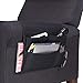 Wallniture Remote Control Holder - Tablet Gadget Caddy Pocket Organizer for Sofa Armchair - Bedside Loft Bed Storage (Black)