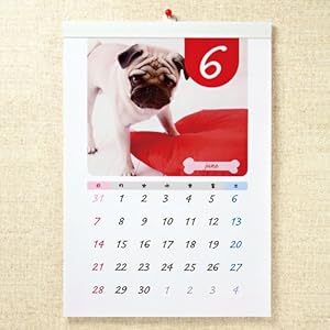 SANWA SUPPLY inkjet homemade calendar kit (wall-mounted, vertical · A3)