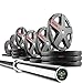 XMark Lumberjack 7' Olympic Bar and Optional Texas Star Olympic Weight Plate Sets
