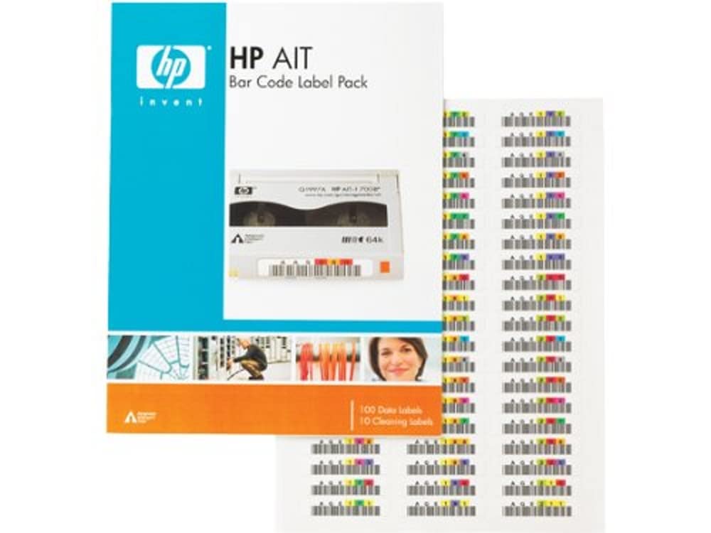 HP Q2005A Bar Code Labels 100 Pack F/Ait