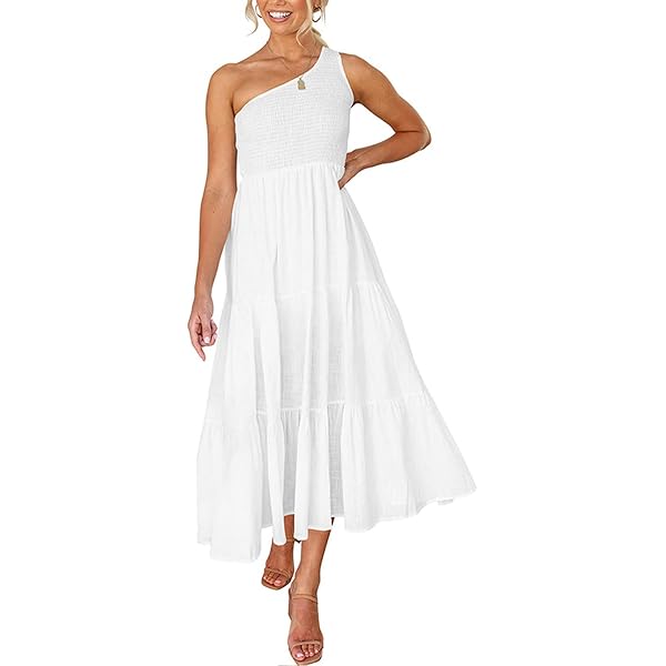 CUPSHE Women's Halter High Neck Backless Mini Dress With Lace Trim - Summer White Dress - View #6