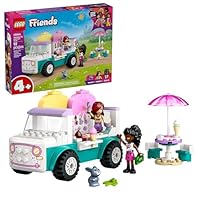 LEGO Friends Heartlake City Ice Cream Truck Toy - Building Toy Pretend Play Set for Kids, Girls and Boys, Ages 4+ - Preschool Building Blocks with 2 Minidolls and Rabbit Figure - 42644
