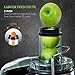 Juicer, Oneisall Juice Extractor 800W Easy to Clean Extractor Press Centrifugal Juicer Machine, Wide 3” Feed Chute for Whole Fruit Vegetable, Anti-drip, High Quality, BPA-Free, Large, Silver