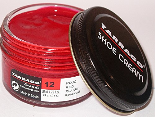 Tarrago Shoecream Jar 50Ml. Red #12