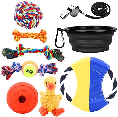 Asijia Dog Rope Toys,9pcs Dog Rope Toys, Puppy Chew Rope Toys for Small Dogs
