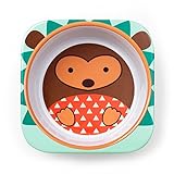 Skip Hop Baby Zoo Little Kid and Toddler Melamine Feeding Bowl, Multi Hudson Hedgehog