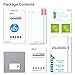 OMOTON 9H Hardness HD Tempered Glass Screen Protector for Moto G5s Plus, 5.5-Inch, 2 Pack
