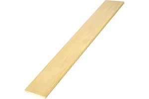 DOUYUDAO 3/16" x 2" Brass Flat Bar Blank 12" Long Solid Brass Thin Plate C360 Flat Mill Stock (3/16x2x12 inch, 1)