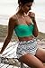 Angerella Retro Vintage High Waisted Bikinis Swimwear Bathing Suit, Green Mint, US8-10=Tag Size XL