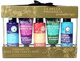 La Bella Provincia Aromatherapy Body Care Collection 5 Pc Bath Set - Shower Gel, Body Lotion, Shower Cream, Bubble Bath
