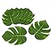 Tytroy Green Tropical Leaves Artificial Palm Monstera Hawaiian Luau Party Decoration (48 pc)
