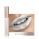 Hunputa Ultra Metallic Lip Matte Perlees Lipstick Blondie Metallic (A)