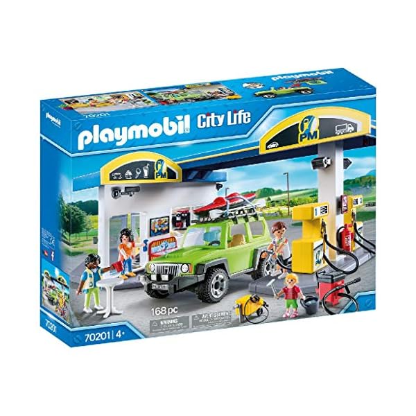 Playmobil City Life 70201 Fuel Station, For Children Ages 4+