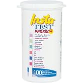 Lamotte Insta-Test PRO 600 Plus - Free Chlorine, Bromine, Total Chlorine, Alkalinity, pH, Total Hardness, Cyanuric Acid - 100 Strips