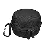 eBoot Black Portable Protective Travel Case for Amazon Echo Dot (2nd Generation) with D Ring Carabiner