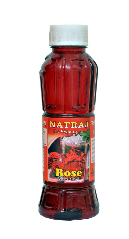 Natraj The Right Choice Rose Sharbat Syrup, 750 ml