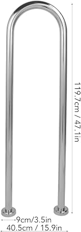 Qcwwy U Shaped Stainless Steel Pool Hand Grab Rail for Hot Tub Safety view 7