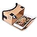 Google Cardboard, SARLAR 3D VR Headset DIY Goggles Virtual Reality Movies and Video Games Viewer Kit For All 3.0