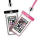 EOTW 2 Pack IPX8 Universal Waterproof Case, Waterproof Phone Pouch Dry Bag Fit for iPhone 11/11 Pro Max/Xs Max/XR/X/8/8P Galaxy S20 up to 6.8