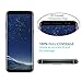[2 Pack] Samsung Galaxy S8 Plus Screen Protector, Alfort Tempered Glass Screen Protector Film [Full Coverage] 0.26mm 9H Hardness Protective Film for Samsung Galaxy S8 Plus Smartphone [Black]