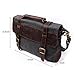 S-ZONE Canvas Messenger Bag 14 Inch Shoulder Bag Students Satchel School Briefcase