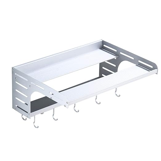 Shelf Rack - Horno de microondas de Montaje en Pared de Aluminio ...