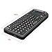 Rii Mini Bluetooth Keyboard with Touchpad,Built in Laser Pointer,Backlit Remote Control Portable Wireless Keyboard Mini for Smartphone/PC/Laptop/Tablets/Windows/Mac/Android/TV/Xbox/PS3. X1-BT
