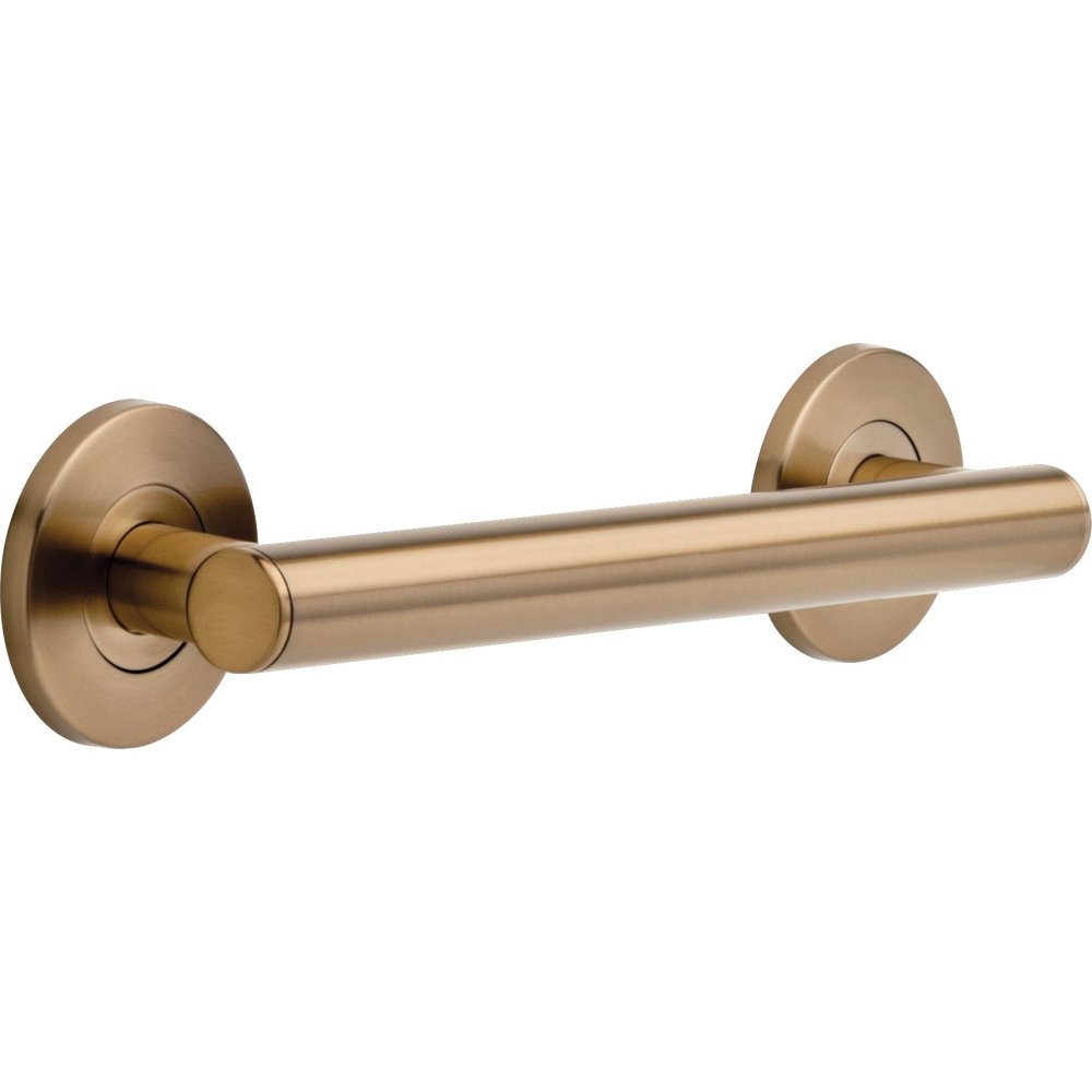 DELTA FAUCET 41812-CZ Contemporary 12" Grab Bar with Concealed Mounting, Champagne Bronze Champagne Bronze Image DELTA FAUCET 41812-CZ Contemporary 12" Grab Bar with Concealed Mounting, Champagne Bronze Champagne Bronze Image