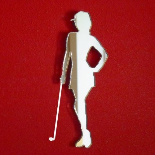 Super Cool Creations Lady Golfer Mirror - 62cm x 23cm