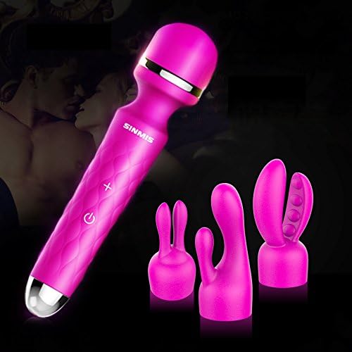 The Rock by Nalone- Massage Wand 3 Set Medical Grade Silicone Attachments