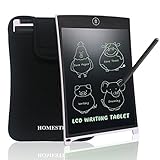 8.5 Inch LCD Writing Tablet with Sleeve Touch Pad Office Memo Board Magnetic Fridge Message Whiteboard (White+case)
