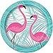 FLAMINGO Theme Party Supplies Pack - Bright Color Plates, Cups, Napkins and Decorations for Pool Party or Luau (Deluxe - Serves 16)