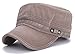 ChezAbbey Military Flat Top Cap Army Cadet Cotton Adjustable Hat Unisex Basic Quick Dry Baseball Hat for Men Women