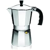 Aluminum Espresso Stovetop Coffeemaker, 3-Cup (Silver)