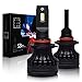 SiriusLED S3 Extremely Bright LED Headlight 8000 Lumens Fog Lights Bulb Conversion Kit 9005 HB3 6000K Xenon White