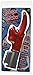 Golden Triangle Tongue Twister Vibrator, Red (UGT298)