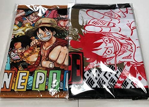 Amazon Co Jp ワンピース フェイスタオル フェイスタオル オールスターズ 2枚セット ルフィ ゾロ ロー ホビー