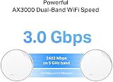 TP-Link Deco X50 PoE AX3000 Whole Home Mesh WiFi 6 2.5G WAN/LAN view 3