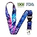 EASTERUP Lanyard for Keys Keychain Lanyard Premium Soft Silky Wide Strapped Beautifully Printed ID Teacher Lanyard with Spring Clip for Women/Men